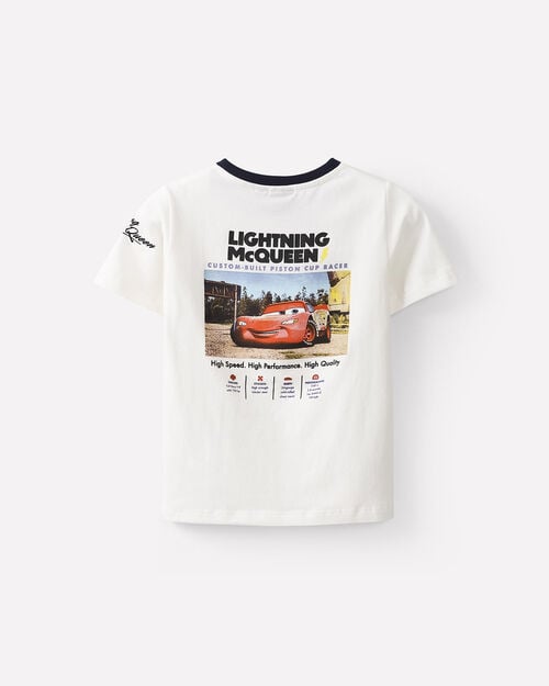 Playera Blanca Dise&ntilde;o Cars