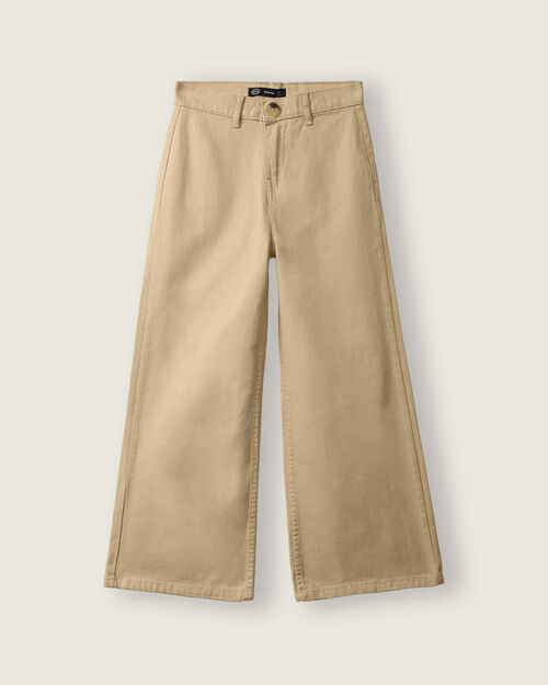 Pantalón Beige Wide Leg