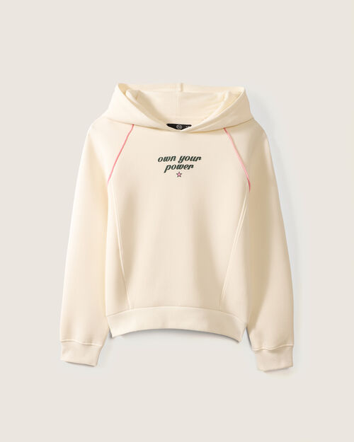 Sudadera Cerrada Beige