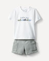 Conjunto De Playera Y Short,VERDE CACTUS
