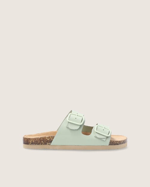 Sandalias Verdes Hebillas