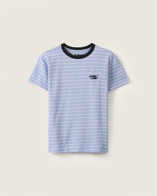 Playera Azul Rayas