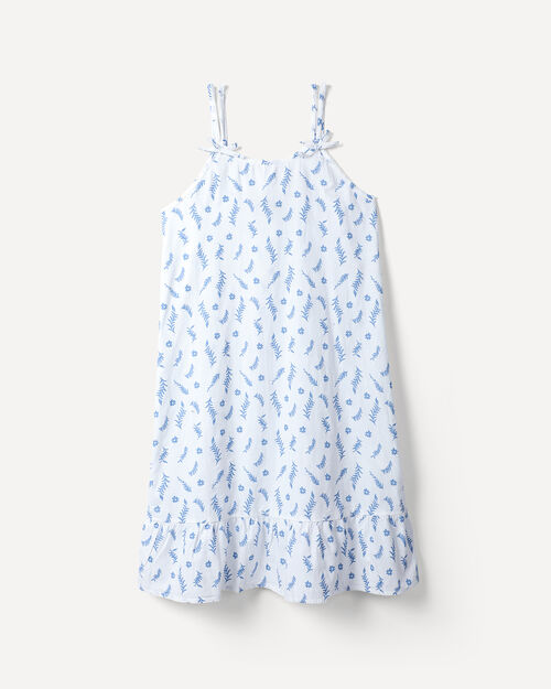 Vestido Blanco Estampado