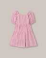 Vestido Corto Eyelet,LILA