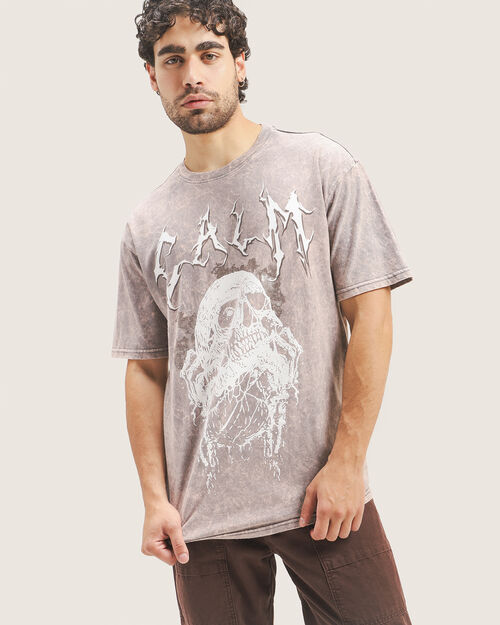 Playera Oversize Beige