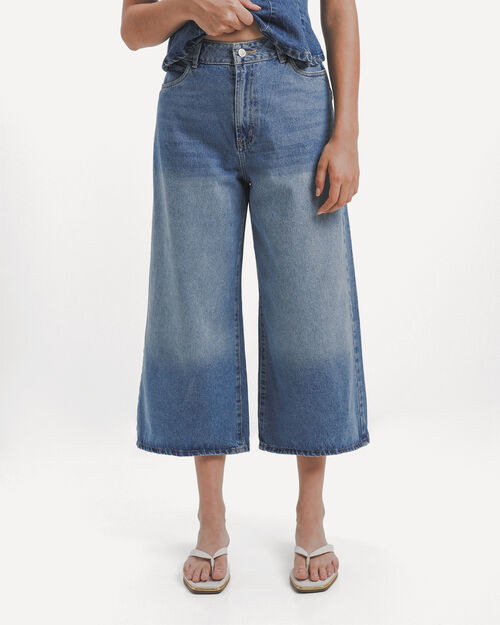 Jeans Fit Culotte