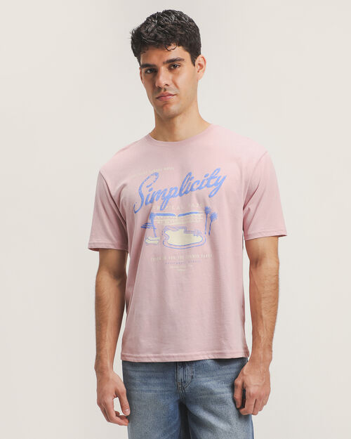 Playera Rosa Con Dise&ntilde;o