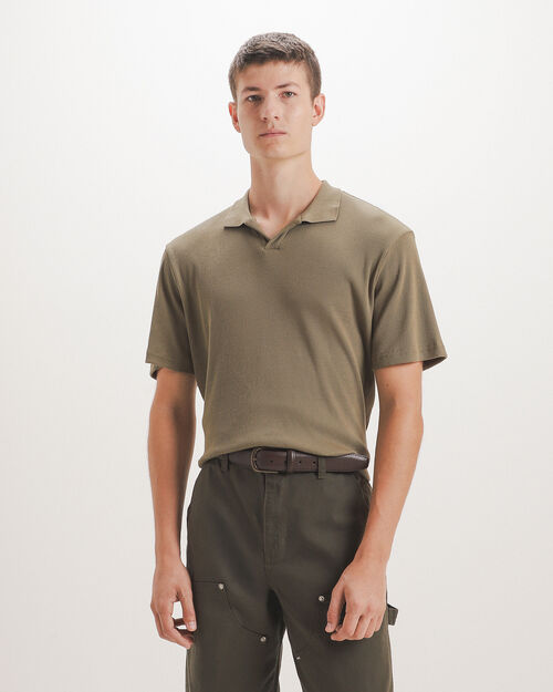Polo Verde Tejida