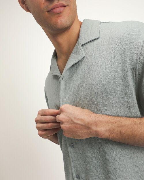 Camisa Verde Manga Corta