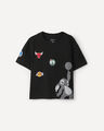 Playera Nba Stitch,NEGRO