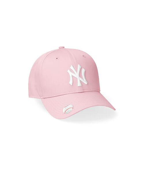 Gorra Mlb Yankees Visera Curva Rosa