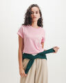 Playera Blanca Gr&aacute;fico,ROSA
