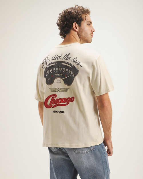 Playera Con Dise&ntilde;o Beige
