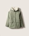 Chamarra Impermeable Café,VERDE BOSQUE
