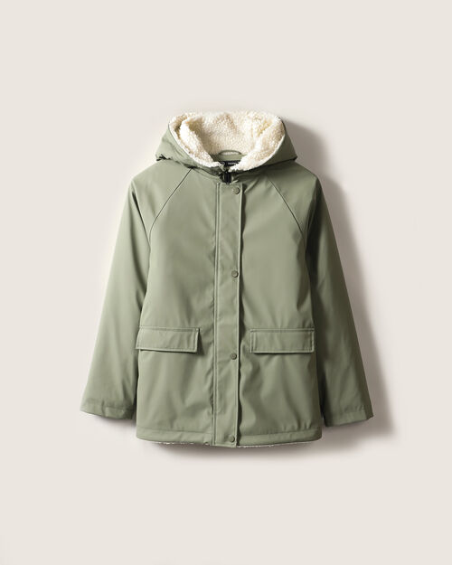 Chamarra Impermeable Verde