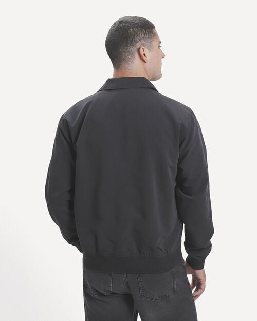 Chamarra Bomber Negra