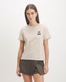 Playera Beige Texto,BEIGE