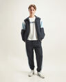 Jogger Gris Fit Relaxed,AZUL MARINO