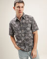 Camisa Manga Corta,BLANCO HUESO