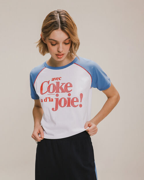 Playera Ringer Coca Cola