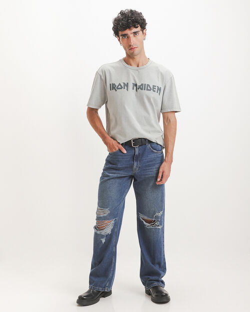 Straight Jeans Destrucciones