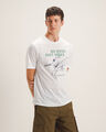 Playera Arena Estampada,BLANCO HUESO