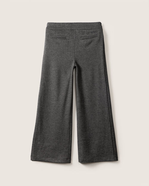 Pantalón Gris Wide Leg
