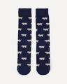 Calcetines Con Gr&aacute;fico,AZUL P1