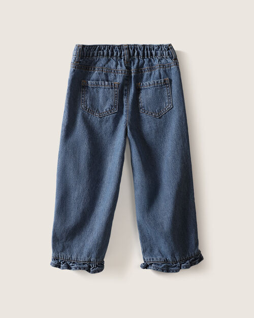 Jeans Azul Fit Wide Leg