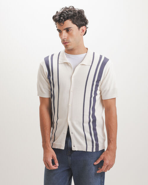 Camisa Azul Rayas