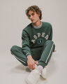 Sudadera Verde Con Diseño,VERDE BOSQUE
