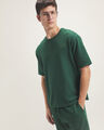 Playera Blanca S&oacute;lida,VERDE PINO