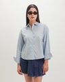 Camisa Azul Rayas,AZUL PASTEL