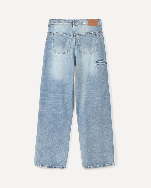 Jeans Baggy Efecto Lavado