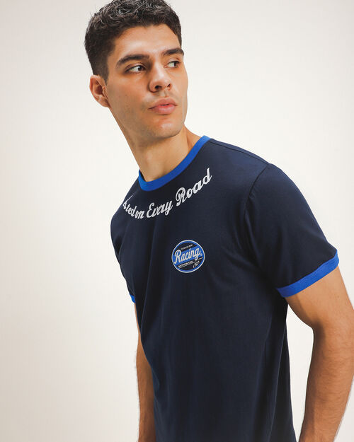 Playera Ringer Fit Slim