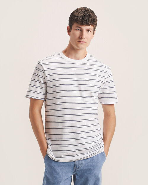 Playera Rayas Manga Corta