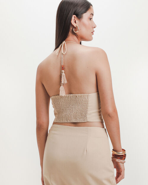 Top Halter Lino