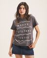 Playera Estampada Friends,NEGRO