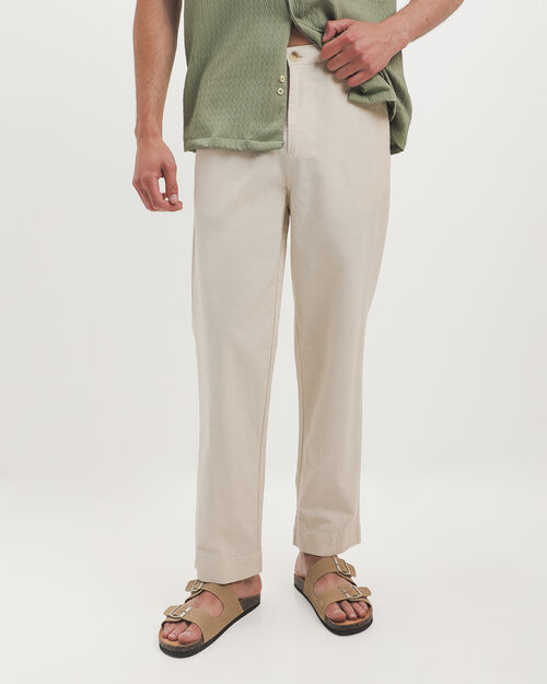Pantal&oacute;n Regular Beige