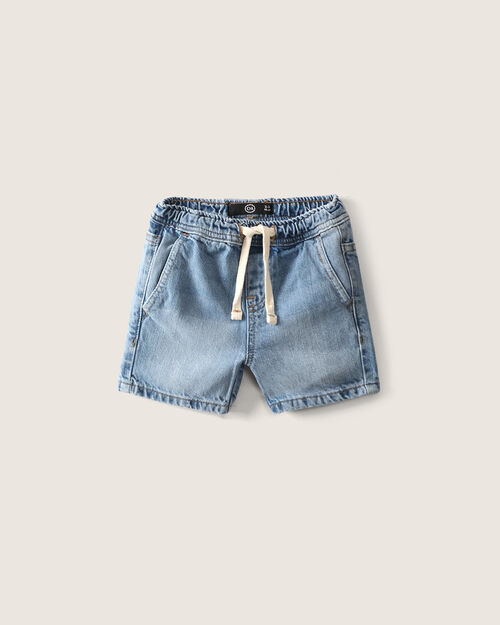 Short De Mezclilla Con El&aacute;stico