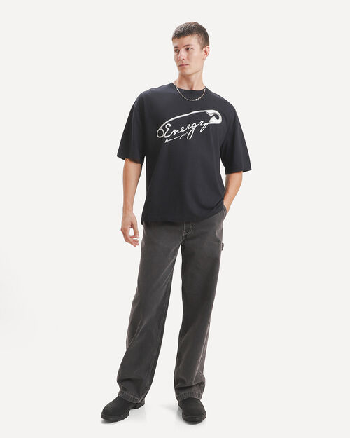 Jeans Baggy Carpintero Negro