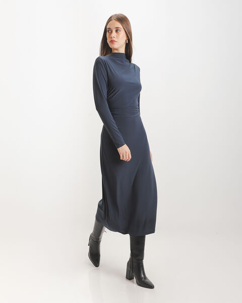 Vestido Midi Azul