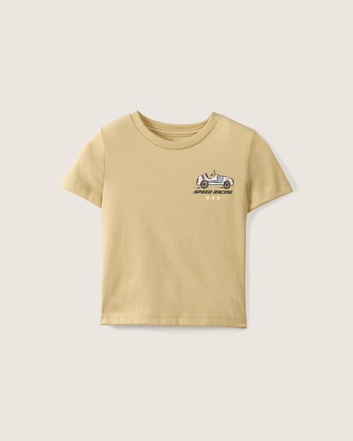 Playera Manga Corta Estampada