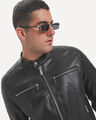 Chamarra Biker Negra,NEGRO