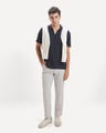 Pantal&oacute;n Casual Gris,PIEDRA