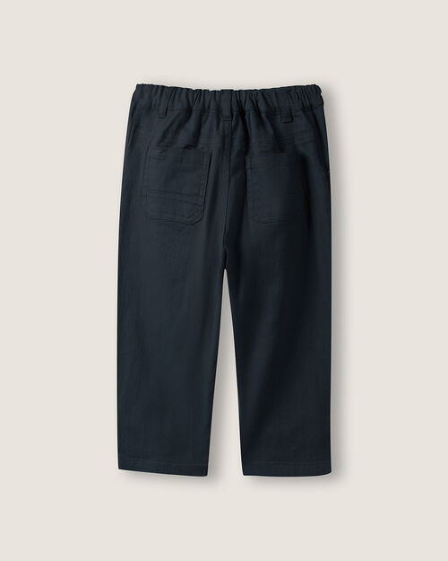 Pantalón Azul Con Jareta