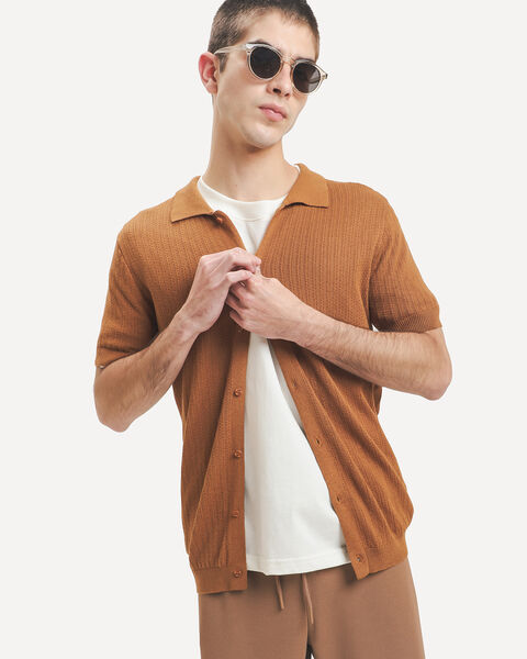 Camisa Regular Caf&eacute;
