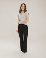 Leggings Flare Negro,NEGRO
