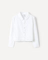 Camisa Blanca Volantes,BLANCO