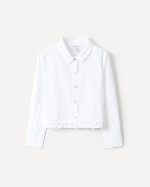 Camisa Blanca Volantes